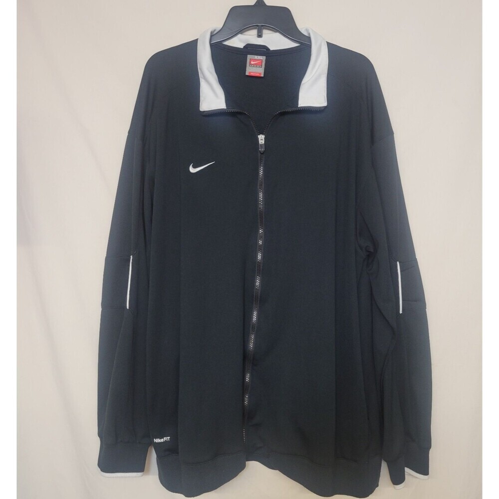 Vintage Nike Size XXL Team Fit-Dry Men Vented Full Zip Track Jacket